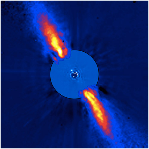 Beta pictoris por el VLT del ESO - ESO/A.-M. Lagrange et al.