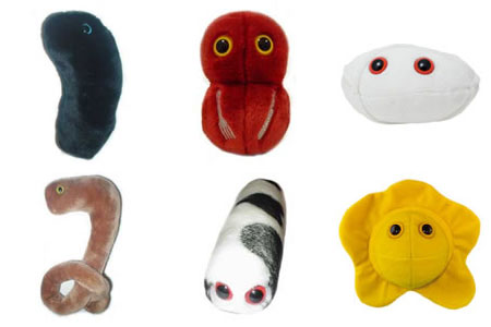 Microbios peluche de Neatorama