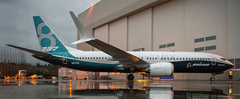 El primer prototipo del 737 MAX 8 el día de su presentación - Boeing