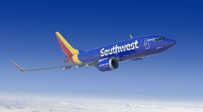 737MAX de Southwest airlines