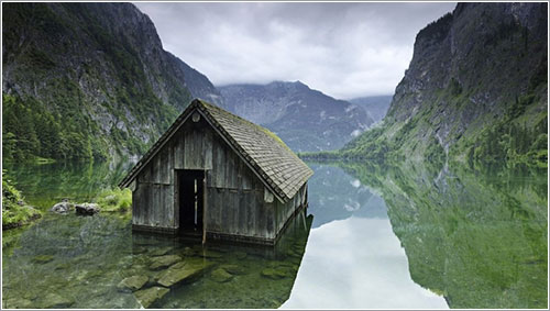 Cabaña de pescadores en Alemania