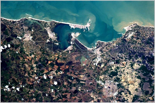 Cádiz desde la ISS