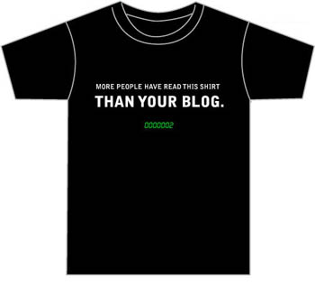 My blog shirt por Despair, Inc.