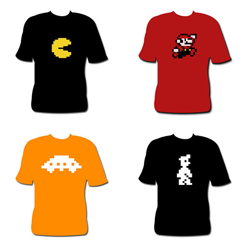 Camisetas RetroGames de Imprenta Digital Plus