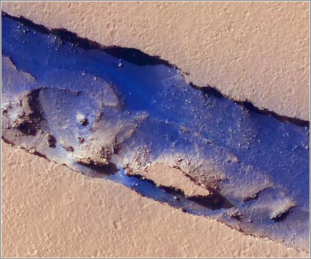 Cerberus Fossae en Marte