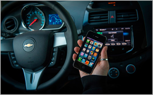 Siri en un Chevy (C) Chevrolet