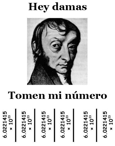 Avogadro y las damas