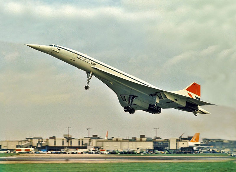 Concorde de BA despegando