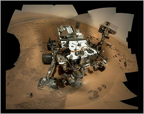 Autorretrato de Curiosity - @mars_stu