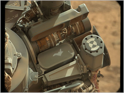 El tamiz de Curiosity - NASA/JPL-Caltech/MSSS