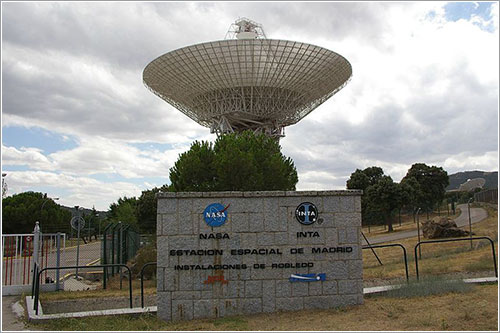 Antena de 70 metros de la DSN en Madrid