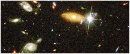 Detalle del Campo Profundo del Hubble