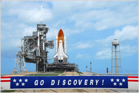 Discovery en la plataforma de lanzamiento