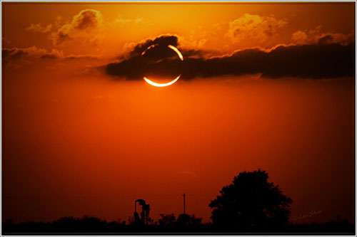 Imagen del eclipse por Erin Shaw