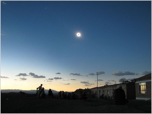 Eclipse solar en China por Bill Buckingham