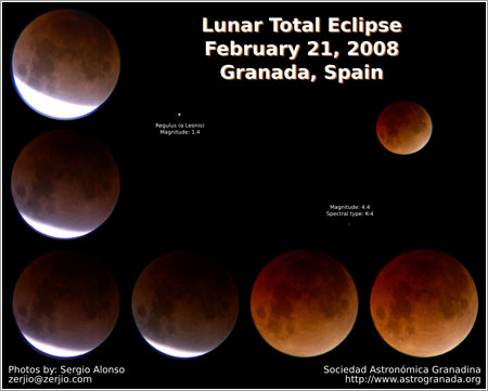 Eclipse de Luna 2008 por sergio Alonso