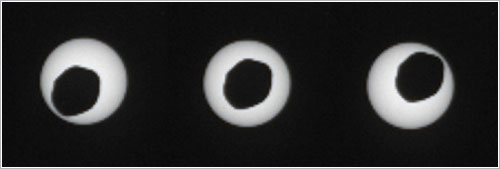 Eclipse anular de Sol por Curiosity