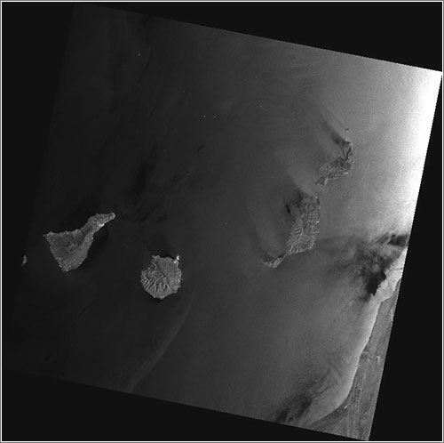 Las Canarias vistas por en Envisat - ESA/Edisoft