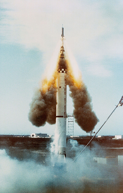 Escape rocket of Mercury Redstone 1