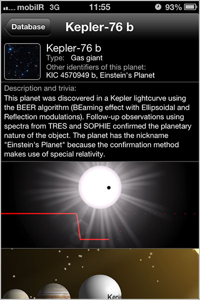 Kepler-76b en Exoplanet