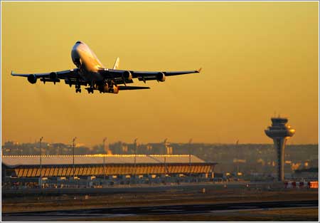 B747 en Madrid