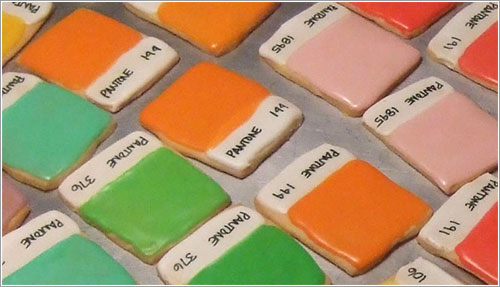 Galletas Pantone de Kim Neill