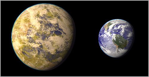 Gliese 832 c y la Tierra