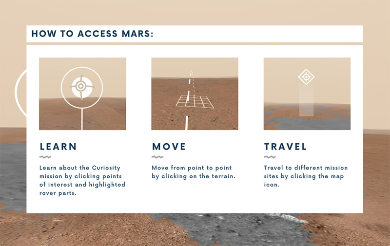 Google nasa access mars ii