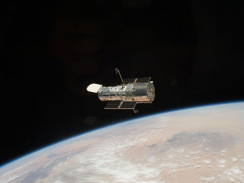 El Hubble en órbita