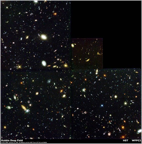 Campo profundo del Hubble