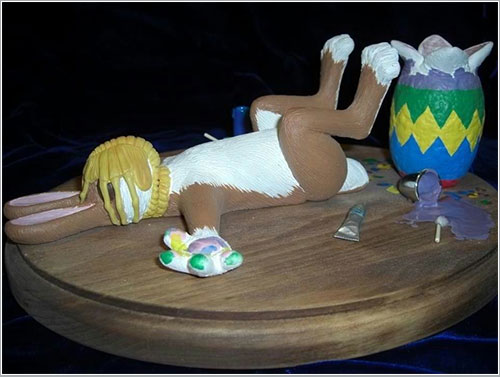 Facehugger meets easter bunny