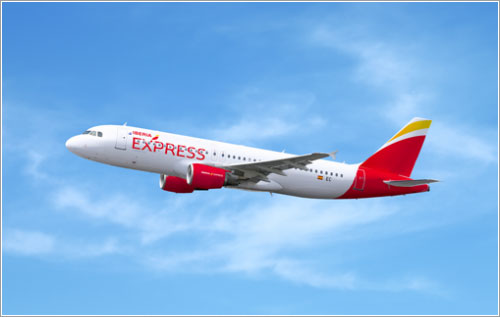 A320 de Iberia Express con los nuevos colores