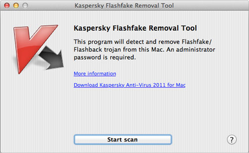 Kaspersky Flashfake removal tool