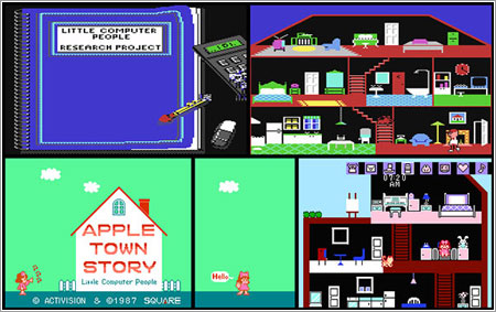 Little Computer People y Apple Town Story / Lemon64, VGMuseum.com