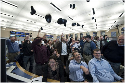 Gorros al aire en el CERN