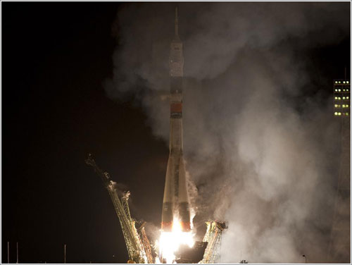 Lanzamiento Soyuz TMA-01M