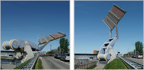 Puente «volante» en Leeuwarden © Mark van Reesk