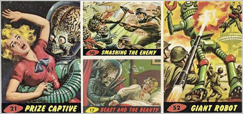 Mars Attacks! por Bubbles, Inc. [Topps], 1962