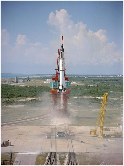 Lanzamiento del Mercury Redstone 3 - NASA