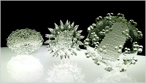 Microbiología de vidrio por Luke Jerram