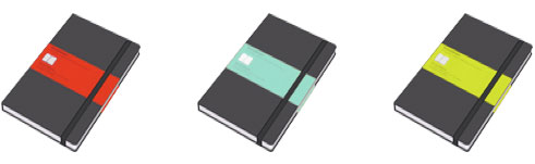 Iconos Moleskine por Max Brown