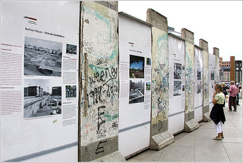 Información sobre el muro en Potsdamer Platz