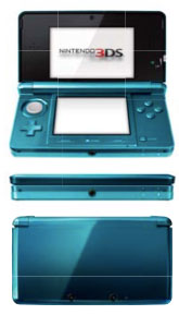 Nintendo 3DS en azul aqua