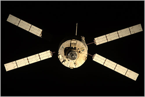 El ATV-3 al partir de la ISS - ESA/NASA