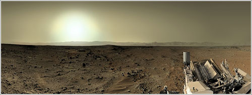 Postal de Curiosity en el sol 409