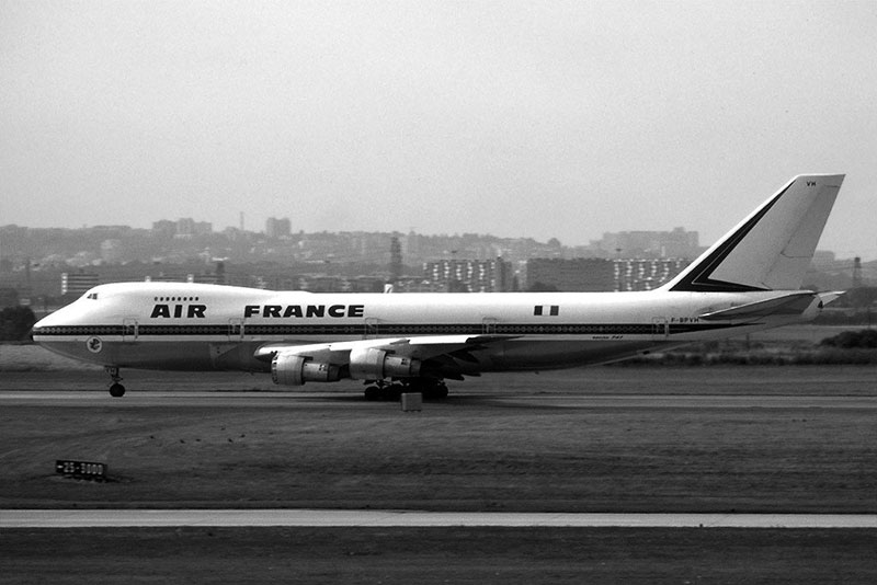 El primer 747 de Air France