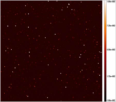 Primera imagen obtenida por el COROT © CNES