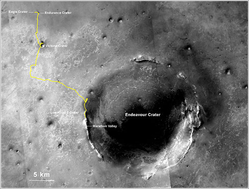 Recorrido de Opportunity