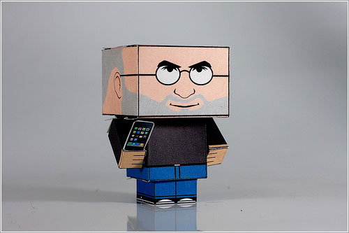 «Cabecicubo» Steve Jobs por Jay Hauf