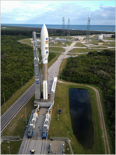 Rollout de Curiosity - NASA/Scott Andrews